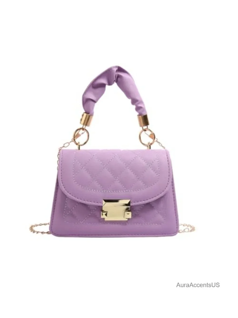 Quilted Mini Crossbody Bag Women Shoulder Purse Chain Clutch
